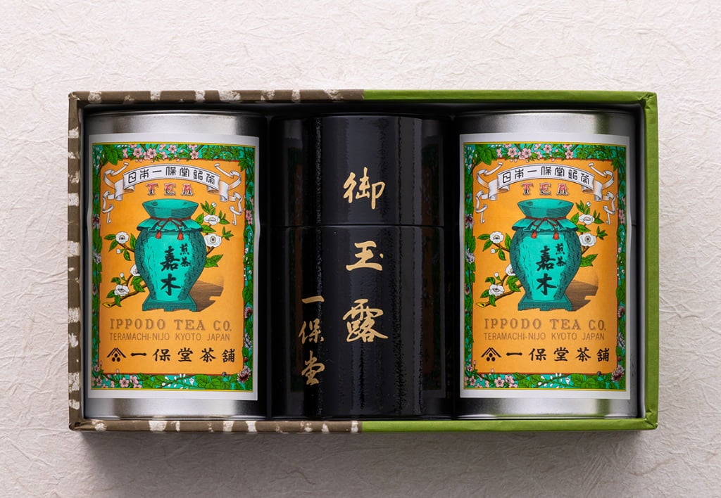 玉露「甘露」・煎茶「嘉木」小缶箱